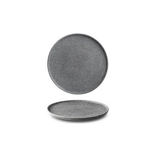 Тарілка G.Benedikt Granit без глазурування 20 см Темно-сіра (G4Q2120) зображення 1