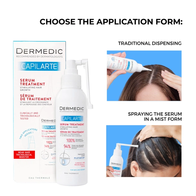 Сироватка для волосся Dermedic Capilarte Для стимулювання та відновлення росту волосся 150 мл (5901643174255) - picture 3