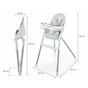 Стульчик для кормления Kinderkraft Dinnly Grey (5902533926558) - уменьшенное изображение 9