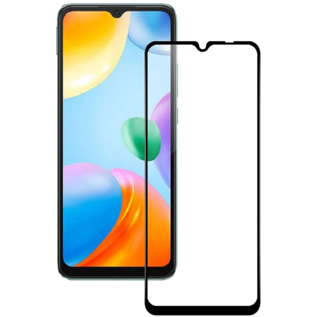 Стекло защитное Drobak Xiaomi Redmi 10C (Black) (444439) - изображение 1