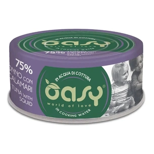 Консерви для котів OASY Wet More Love з тунцем та кальмаром 70 г (8053017344867) зображення 1