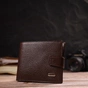 Гаманець Canpellini З натуральної шкіри Флотар Коричневий (21886) - зменшене зображення 9