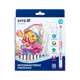 Фломастери Kite Creative Superwashable 12 кольорів (K-1152) зображення 1