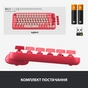 Клавіатура Logitech POP Keys Wireless Mechanical Keyboard Rose (920-010718) - зменшене зображення 8