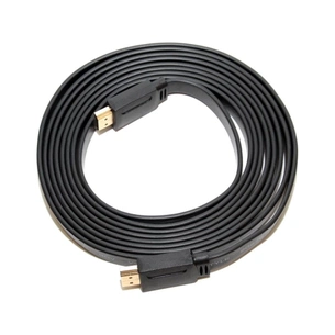 Кабель мультимедійний HDMI M to HDMI M 3.0m V1.4 black Merlion (YT-HDMI(M)/(M)SLIM-3.0m/06178) зображення 1