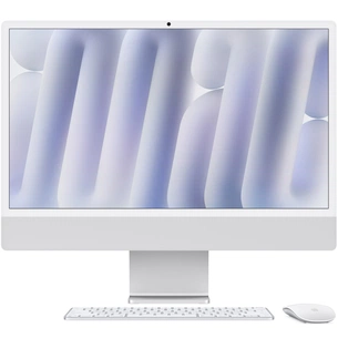 Комп'ютер Apple 24" iMac Retina 4.5K / Apple M4 (8-c/CPU, 8-c/GPU), 16, 256, Silver (MWUC3UA/A) зображення 1