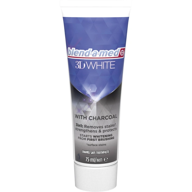 Зубна паста Blend-a-med 3D White З деревним вугіллям 75 мл (8006540793114) - picture 3