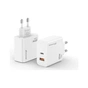 Зарядное устройство Grand-X GaN 1xUSB-C + 1xUSB 65W PD3.0 QC4.0 AFC SCP FCP white (CH-960W) - уменьшенное изображение 4