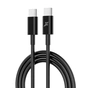 Дата кабель USB-C to USB-C 1.0m 20W CC-03B Black Grand-X (CC-03B) - зменшене зображення 2