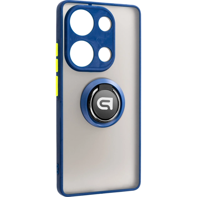 Чохол до мобільного телефона Armorstandart Frosted Matte Ring Xiaomi Redmi Note 14S 4G Navy Blue (ARM85113) - зображення 1