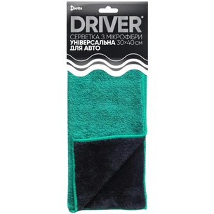 Серветки для прибирання Добра Господарочка Driver Універсальна з мікрофібри 30х40 см 1 шт. (4820086522663) picture 1