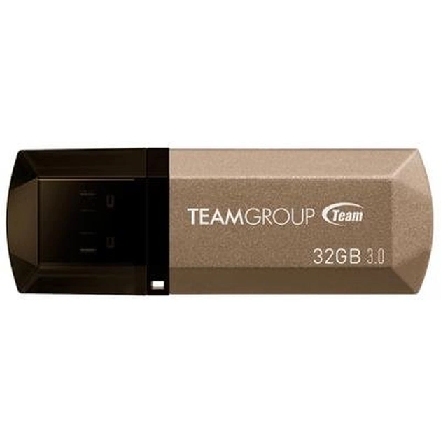 USB флеш накопичувач Team 32GB C155 Golden USB 3.0 (TC155332GD01) - изображение 1