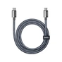 Дата кабель USB-C to USB-C 1.2m aluminum alloy braided Remax (6954851235071) - зменшене зображення 1