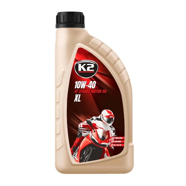 Моторное масло K2 4T Stroke Oil XL SL 10W-40 1 л (O4831E) - изображение 1