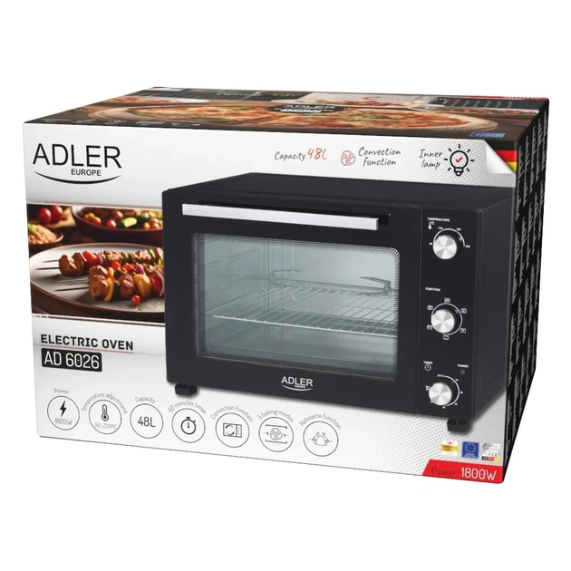 Електропіч Adler AD 6026 - picture 10