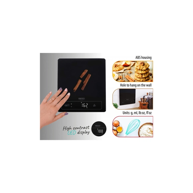 Ваги кухонні Camry CR 3175 black - picture 7