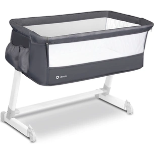 Ліжечко Lionelo приставне Theo Dark Grey (LO-THEO DARK GREY) зображення 1