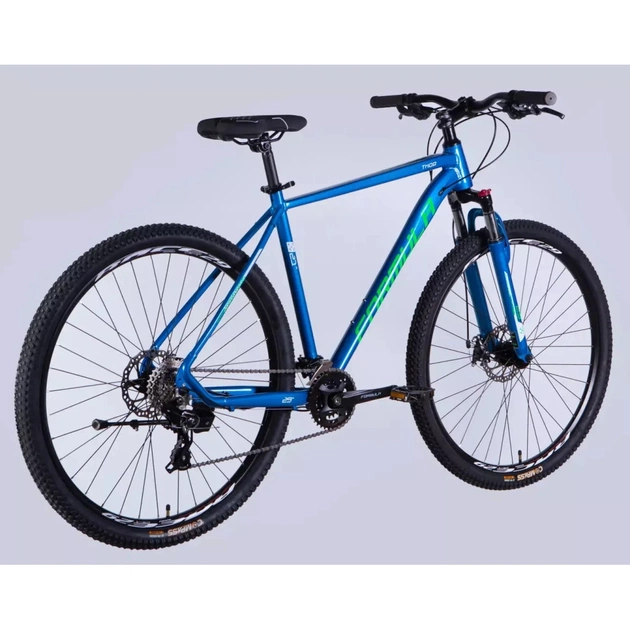 Велосипед Formula 29" THOR DD CS рама-19" AL 2026 синій з зеленим (OPS-FR-29-431) - изображение 3
