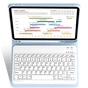 Чохол до планшета BeCover Keyboard Apple iPad 10.9" 2022 Light Blue (711141) - зменшене зображення 3