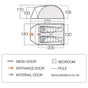 Намет Vango Tay 200 Treetops (926319) - зменшене зображення 2