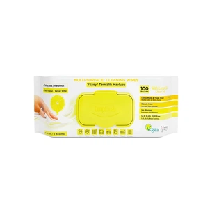 Серветки для прибирання Deep Fresh Lemon Вологі 100 шт. (8681554631883) зображення 1