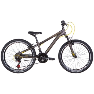 Велосипед Discovery 24" Rider AM Vbr рама-11,5" 2022 Grey/Yellow (OPS-DIS-24-313) зображення 1