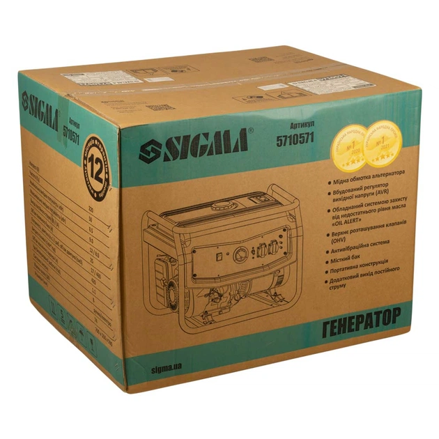 Генератор Sigma 220V 8.5/9.0kW електрозапуск (5710571) - picture 12