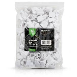 Ковпачок конектора Vinga RJ45 white (VCPSLWH) picture 1