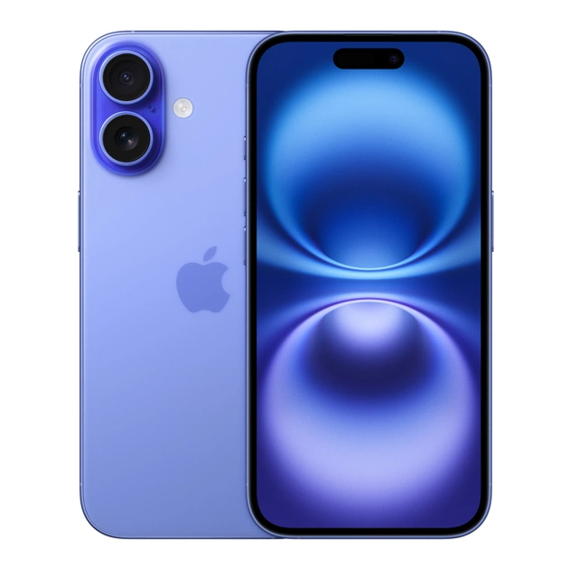 Мобільний телефон Apple iPhone 16 128GB Ultramarine (MYEC3) - зображення 1