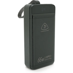 Батарея універсальна LIONPATTON 40000mAh, QC3.0, MicroUSB, Type-C, Lighting, USB, Black (L45 / 38067) изображение 1