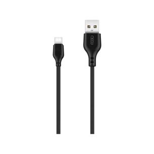 Дата кабель USB 2.0 AM to USB-C 1.0m 2.1A black XO (XO-NB-103-TC-1-BK) зображення 1