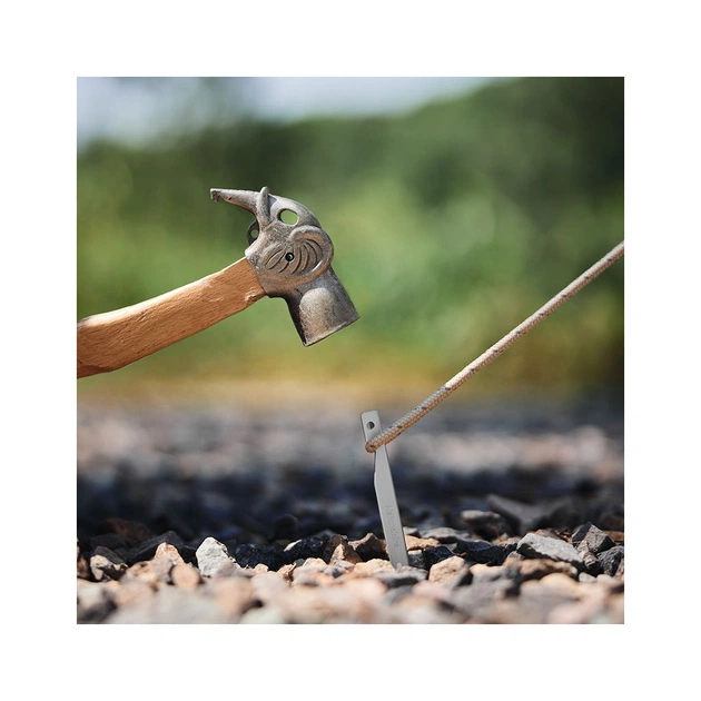 Комплект кілочків Naturehike CNK2300ZP016 20 см сріблясті 8 шт (6976023925030) - picture 9