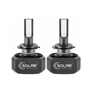 Автолампа SOLAR H7 LED 12/24V 40W 5000Lm 6000K, CSP1860 (8207) зображення 1