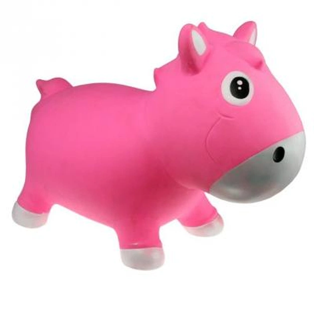 Стрибун KidzzFarm Лошадка Гарри розовый с белым (с насосом) /Horse Harry (KFPO130204) - изображение 1