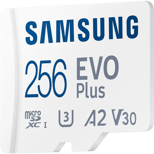 Карта пам'яті Samsung 256GB microSD class 10 UHS-I U3 V30 A2 EVO Plus (MB-MC256SA/EU) - picture 4
