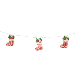 Гірлянда Chomik Шкарпетка новорічна 1.65 м 10 LED Теплий білий (5900779854093) зображення 1