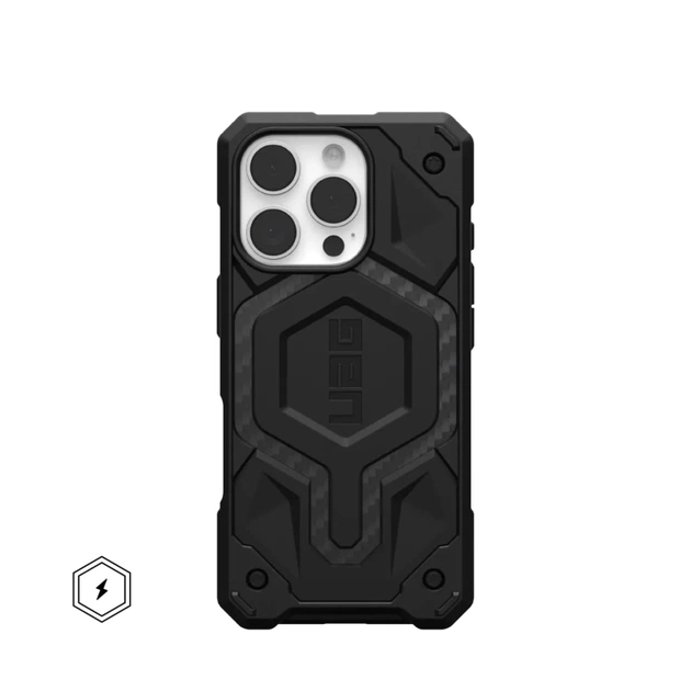 Чохол до мобільного телефона UAG iPhone 16 Pro Monarch Pro Magsafe Carbon Fiber (114456114242) - зображення 1