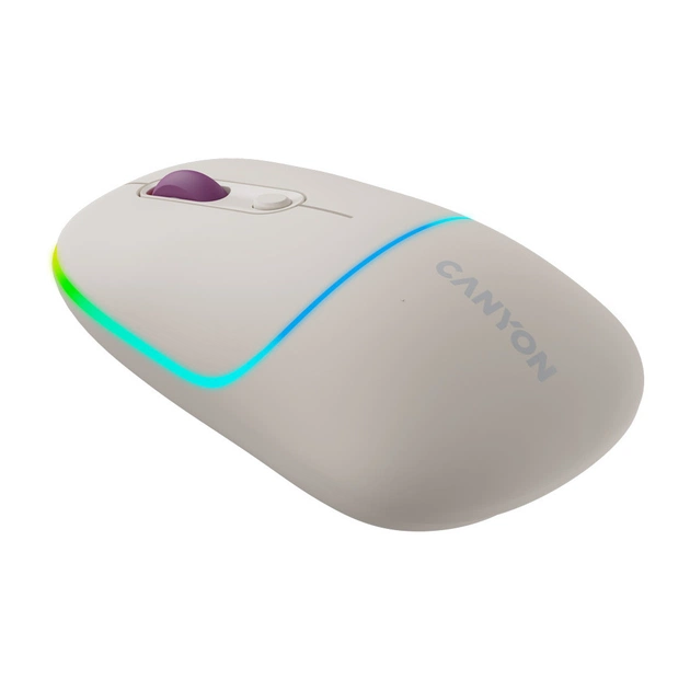 Мишка Canyon MW-22 Dual Band RGB Wireless Rice (CNS-CMSW22RC) - зображення 1