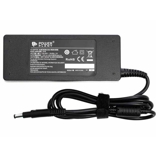 Блок питания к ноутбуку PowerPlant HP 220V, 19.5V 90W 4.62A (4.8*1.7) (HP90G4817) - изображение 1