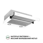 Витяжка Perfelli TL 502 WH LED - зменшене зображення 3