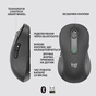 Мишка Logitech Signature M650 L Wireless LEFT Graphite (910-006239) - зменшене зображення 6