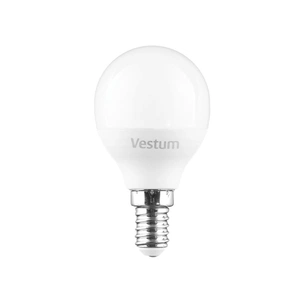Лампочка Vestum G45 6W 3000K 220V E14 (1-VS-1204) зображення 1
