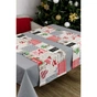 Скатертина Прованс Merry Christmas сіра 180x132 см (4823093451568) - зменшене зображення 3