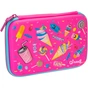 Пенал Cool For School 1 відділення з органайзером фуксія (QT-5650-Rosered) - зменшене зображення 1