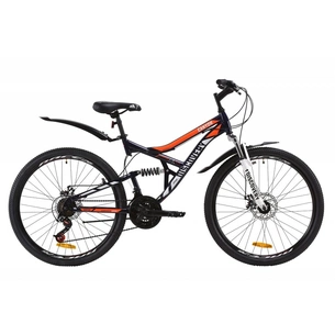 Велосипед Discovery 26" CANYON AM2 DD рама-17,5" St 2020 синьо-помаранчевий (OPS-DIS-26-234) зображення 1