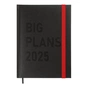 Тижневик Buromax датований 2025 PLANS, А5 чорний (BM.21122-01) - зменшене зображення 1