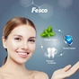Зубна паста Fesco Charcoal Делікатне відбілювання 250 мл (4823098414056) - зменшене зображення 6