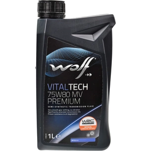 Трансмісійна олива Wolf VITALTECH 75W80 MV PREMIUM 1л (1048400) изображение 1