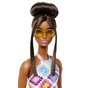 Лялька Barbie Fashionistas в сукні з візерунком у ромб (HJT07) - зменшене зображення 4