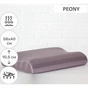 Подушка MirSon ортопедична 6004 Noble stripe Peony 58х40х10.5 (2200003260854) - зменшене зображення 2